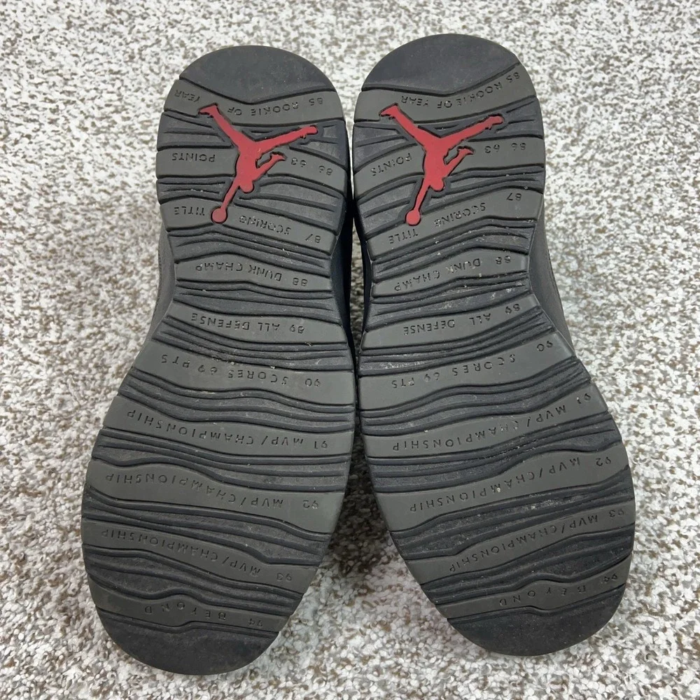Jordan Shoes Mens Size 11 Gray‎ Air Jordan 10 Retro Shadow Basketball Sneakers